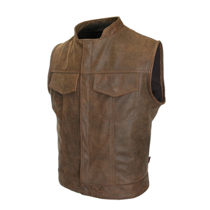 Chaleco Acolchado para Motociclistas, para Hombre, de Cuero PU, Informal, con Diseño Reversible y Transpirable - Product Image 3