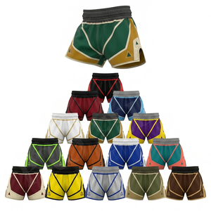 Shorts de Muay Thai à séchage rapide, respirants, confortables, coupe ample, haute performance, pour la lutte en ring, avec logo personnalisé - Product Image 1
