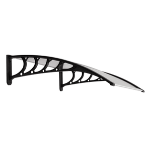 Copertura Antipioggia per Porte e Finestre 40*38 Pollici con Pannello Marrone e Supporto Nero, Simile al Modello 27539880 - Product Image 3