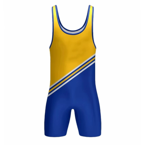 Customizable Sublimated Front Breathable Quick Dry Lightweight Stretch Durable Shrink-Proof Slim-Fit Wrestling <b>Singlets</b> <b>Men</b> - Product Image 5