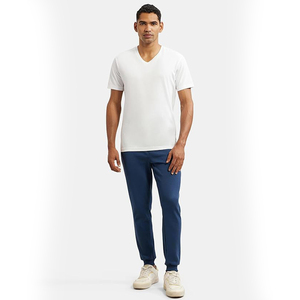 Pantalon de travail robuste pour homme, coupe jogger, durable, en tissu ripstop, multi-poches, jambe fuselée, avec revers à la cheville - Product Image 4