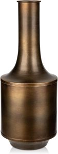 Vase à fleurs en métal fait main, accent décoratif moderne haut de gamme pour villa de luxe, appartement, bureau, hall d'hôtel, restaurant et événements - Product Image 3