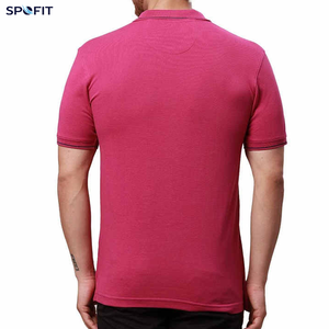 Polo à manches courtes pour homme, uni, décontracté, pour le golf, logo personnalisé, couleur personnalisée, bordure de col personnalisée - Product Image 3
