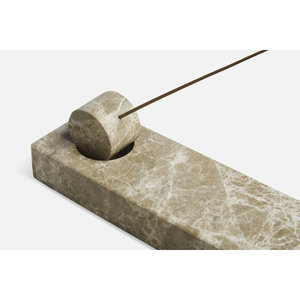 Marble Incense <b>Stick</b> Holder Eco-Friendly Indian Incense Aromatherapy <b>Diffuser</b> Natural Stone Base Minimalist Design All-Season - Product Image 2
