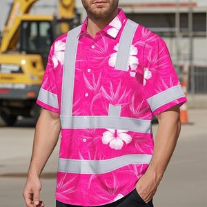 เสื้อทำงานสีส้มสะท้อนแสงแบบยูนิเซ็กซ์ โพลีเอสเตอร์ แถบสะท้อนแสง กระเป๋าเสื้อแบบแข็ง ชุดยูนิฟอร์มนิรภัย กันลม ใส่สบาย - Product Image 5