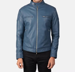 Chaquetas de cuero de alta calidad para hombre, estilo casual de invierno, abrigo de piel de oveja a la moda en talla grande, chaqueta cálida y elegante para hombre. - Product Image 1