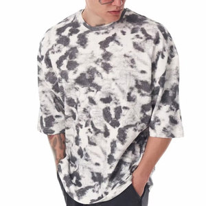 Heavyweight <b>Tie</b> <b>Dye</b> Drop Shoulder Custom Made High Quality 100% Cotton Streetwear <b>Tshirt</b> - Product Image 4