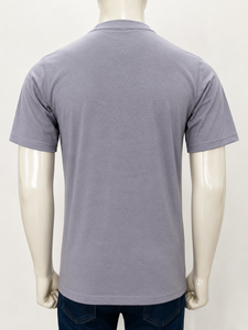 Camiseta de Manga Corta Gris para Hombre AERO Puke Rally, Corte Regular, Cuello Redondo, Informal, 100% Algodón, Personalizada, Secado Rápido, 180g - Product Image 2