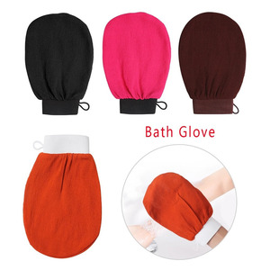 Guante Kessa Marroquí Color Café, Guante Exfoliante Coreano de Viscosa, Guantes de Baño Marroquíes - Product Image 3