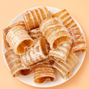 Friandises pour chiens et chatons à base de trachée de bœuf séchée à l'air, ingrédient unique, croquantes, digestibles, faibles en glucides, riches en protéines - Product Image 2