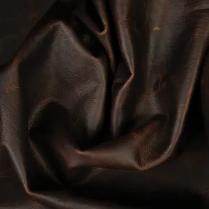 Authentic Quality Pull Up Plain Cowhide Leather For Making Footwear Handbags Backpacks Wallets Custom Leather Accessories Hide - Product Image 3