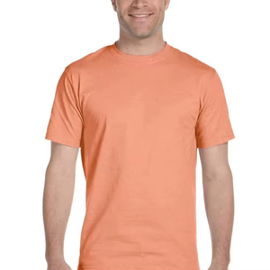 T-shirts pour hommes 100% coton respirants, vierges et unis, en gros, en stock, vêtements mixtes en vrac, tailles plus, pour l'été - Product Image 6