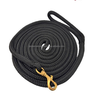 Cuerda de poliéster trenzada doble decorativa de 9.5mm para caballo, cuerda sólida trenzada para exteriores, cordones de poliéster - Product Image 1