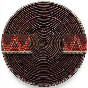 Neelkamal Industries 38mm Jacquard <b>Webbing</b> Geometric Ribbon Trim for Bows Bag Straps Garment & Upholstery - Product Image 3