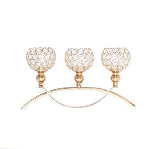 Support de Bougie en Cristal Fait Main Durable en Gros, Porte-Bougie Votive de Luxe, Centre de Table Décoratif pour Mariage, Fête et Décoration Intérieure - Product Image 2
