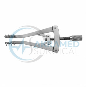 เครื่องมือถ่างผ่าตัดคุณภาพสูง ALM Retractor ขนาด 5 มม. ปลายแหลมลึก ทำจากเหล็กกล้าไร้สนิม สำหรับการผ่าตัดทั่วไป แบบยึดติดด้วยตัวเอง ได้รับการรับรองมาตรฐาน CE - Product Image 1