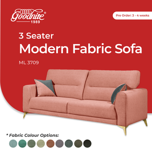 Goodnite - Juego de Sofás Seccionales Tapizados Ecológicos de 2+3 Plazas, Diseño Minimalista, Espuma de Alta Densidad, Duraderos para Salas de Estar - Product Image 2