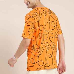 Camiseta de Última Moda para Hombre, Estilo Veraniego, Color de Moda |   Camiseta Lisa de Cuello Redondo Cómoda y de Alta Calidad - Product Image 5