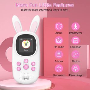 Reproductor MP3 Infantil con Forma de Conejo, Pantalla TFT a Color de 5.3 Pulgadas, Lector de Libros Electrónicos, Portátil, Regalo <span class=keywords><strong>para</strong></span> Niños, con Micro SD Integrado - Product Image 4