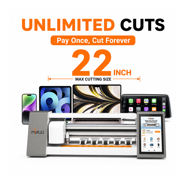 Mietubl 180T Pro Automatic Screen Protector Cutting Machine Tpu Hydrogel Mobile Phone Screen Protector Film Plotter Machine