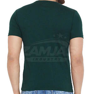 เสื้อยืดผู้ชายขายดี แบบเรียบ คุณภาพดีที่สุด คอกลม สวมใส่สบาย พิมพ์โลโก้ เสื้อยืดผ้าฝ้ายเรียบ ผลิตในปากีสถาน - Product Image 2