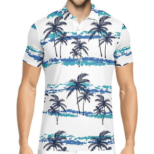 Polo à manches courtes respirant en microfibre 100 % polyester, séchage rapide, impression personnalisée par sublimation, faible MOQ, grandes tailles pour hommes - Product Image 1