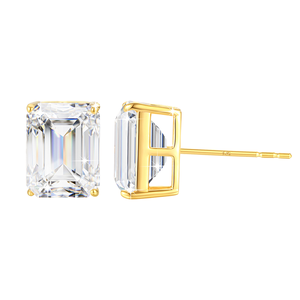 Pendientes Clásicos de Moissanita Chapados en Oro para Mujer Starpire Jewels, Diseño de Joyería Fina de Lujo, Estilo Elegante y Atemporal - Product Image 5