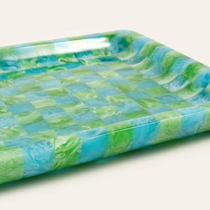 Plateau en résine de qualité supérieure, design agate unique, style bar, pour restaurants haut de gamme et artisanat - Product Image 3