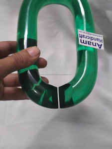 Décorations murales modernes personnalisées en chaîne acrylique, ornements suspendus faits à la main en résine pour la décoration intérieure, prêts pour le festival Diwali - Product Image 3