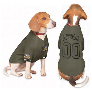 เสื้อผ้าสัตว์เลี้ยง เสื้อผ้าสุนัขขายส่ง เสื้อยืด ชุดกีฬา เสื้อบาสเก็ตบอลสุนัข เสื้อผ้าฤดูร้อน เสื้อเบสบอลสุนัขแบบสั่งทำ - Product Image 1