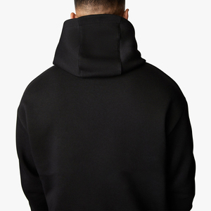 Ensemble de survêtement personnalisé pour homme, sweat à capuche oversize, logo imprimé, grande taille, unisexe, 100 % coton, pour le jogging - Product Image 4