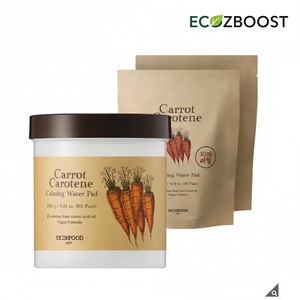 สกินฟู้ดแผ่นน้ำ60แผ่น, แครอทแคโรทีนทำให้สงบเครื่องสำอางเกาหลีขายส่ง - Product Image 1