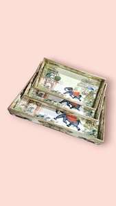 Plateau en émail avec options de couleurs, plateau en émail pour les acheteurs en gros, plateau en émail fourni directement par l'usine - Product Image 4