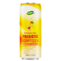 Marktfavoriet Mango Guava Soda Sprankelende Prebiotische Drank 320ml Blik Laag in Suiker Functioneel Hoge Kwaliteit OEM ODM Private Label