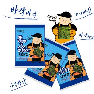 สาหร่ายซูชิโนริ คิงออฟคิม สาหร่ายทะเลอบปรุงรสแบบดั้งเดิมของเกาหลี - Product Image 3