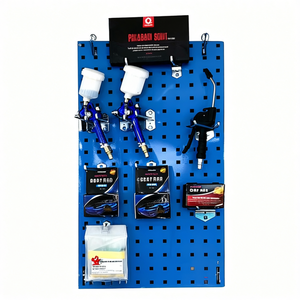 Estante de pared metálico Pancheng con tablero perforado para almacenamiento de herramientas de hierro para reparación de automóviles - Product Image 2