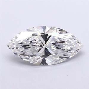 Diamant de laboratoire de qualité supérieure, taille marquise, 2,07 carats, couleur D, pureté VVS2, polissage excellent, pierre non montée pour la fabrication de bijoux. - Product Image 1