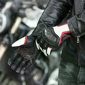 Gants de moto en cuir personnalisés, compatibles écran tactile, à doigts entiers, pour l'hiver, avec protection rigide des articulations, unisexes, OEM, pour la course, le cyclisme en plein air - Product Image 6