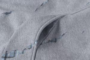 Sweat à capuche zippé vintage délavé pour homme, style streetwear, en molleton épais 100 % coton, brodé, coupe oversize, effet soleil éclairé - Product Image 2