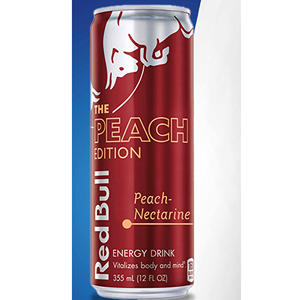 Red Bull édition pêche, goût original, boisson énergisante mondiale, 24 x 250 ml / Disponible dans le monde entier - Product Image 5