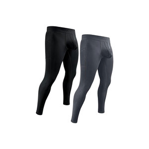 2026 Reasonable Price Custom Men's <b>Compression</b> Pants Personalized Zipper Pocket Baselayer Sports Tights Leggings - Product Image 1