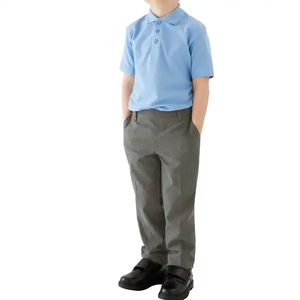 Uniforme escolar a cuadros para niñas con camisa de manga corta y corbata, material de algodón, uniforme de secundaria - Product Image 1