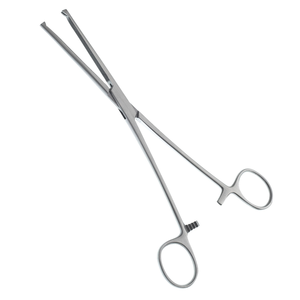 Pinzas Intestinales Allen de 8 Pulgadas, Rectas, con Dientes Longitudinales 1x2, de Acero Inoxidable, para Agarrar Intestinos - Product Image 1