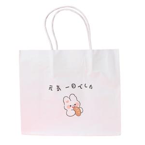 Bolsa de papel de regalo con estampado animal blanco ecológico-Reutilizable, duradera, ideal para fiestas, envoltura de regalos, embalaje al por menor (estilo 01) - Product Image 1