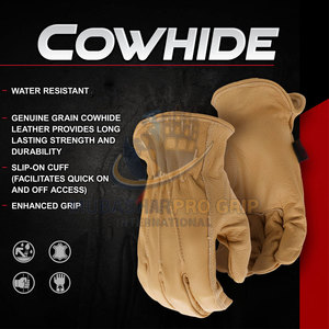 Strong Comfortable Grain Leather Rigger <b>Gloves</b> with Anti-Slip Heat Resistant Customizable Design <b>Long</b> Lasting Workwear Quality - Product Image 5