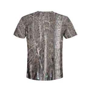 Chemise à manches courtes pour homme, à thème nature, pour les activités de plein air estivales, en tissu softshell respirant, avec motif forestier - Product Image 2