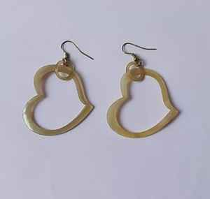 Pendientes Colgantes Hechos a Mano con Cuerno de Búfalo, Ligeros, Ecológicos, Sostenibles, Accesorio de Moda Moderno para Mujer, para Bodas, 2 Pulgadas - Product Image 2