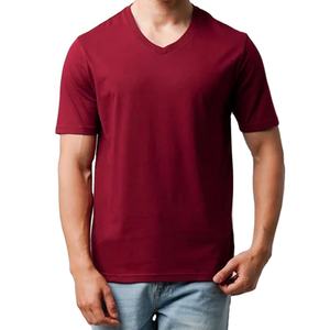 เสื้อยืดคอกลมแขนสั้นผู้ชาย สีพื้น ผ้าถัก ทรงปกติ สไตล์ลำลอง สีน้ำเงินเข้ม - Product Image 3