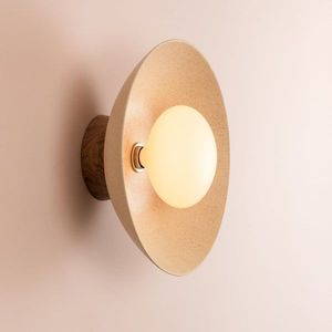 High Quality Modern Iron Wood Wall Lamp Attractive Design Off-White Shade Home Office Wedding Parties Decoration Accessory - Product Image 5