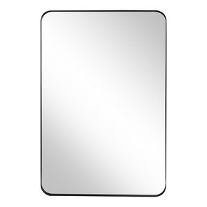 Miroir mural rectangulaire moderne 24\" x 36\" avec cadre en métal profond, miroir de coiffeuse pour chambre à coucher, salon, cheminée, salle à manger - Product Image 6